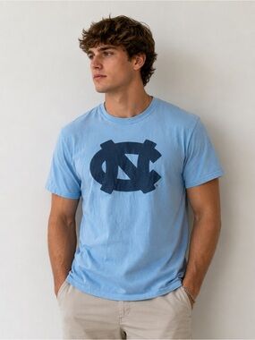 UNC Tar Heels Light Blue Graphic Tee Men’s XL